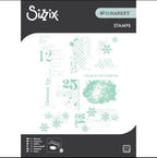 Sizzix • Clear Stamp Set Holiday Textures by 49 & Market 11pcs