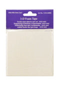 Vaessen Creative • Doppelseitiges Schaumstoff Klebeband Pads 10x20x3mm 50St.