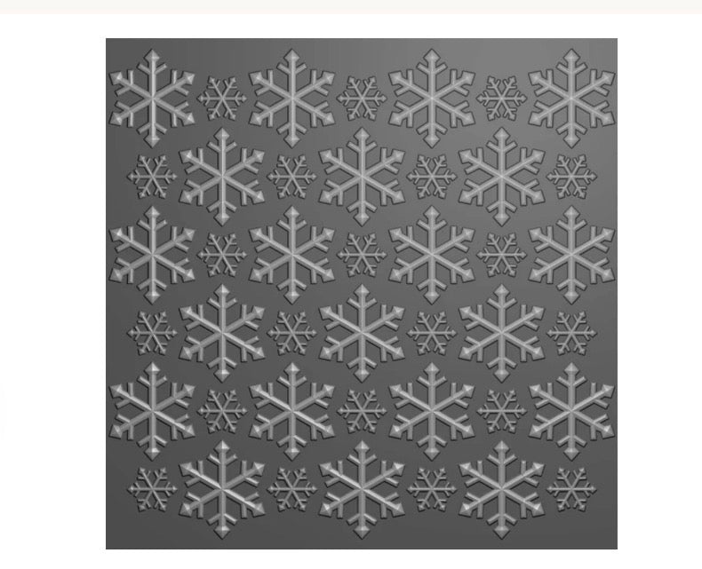Prägefolder by Carla Creates Christmas Ice Stars 15x15cm