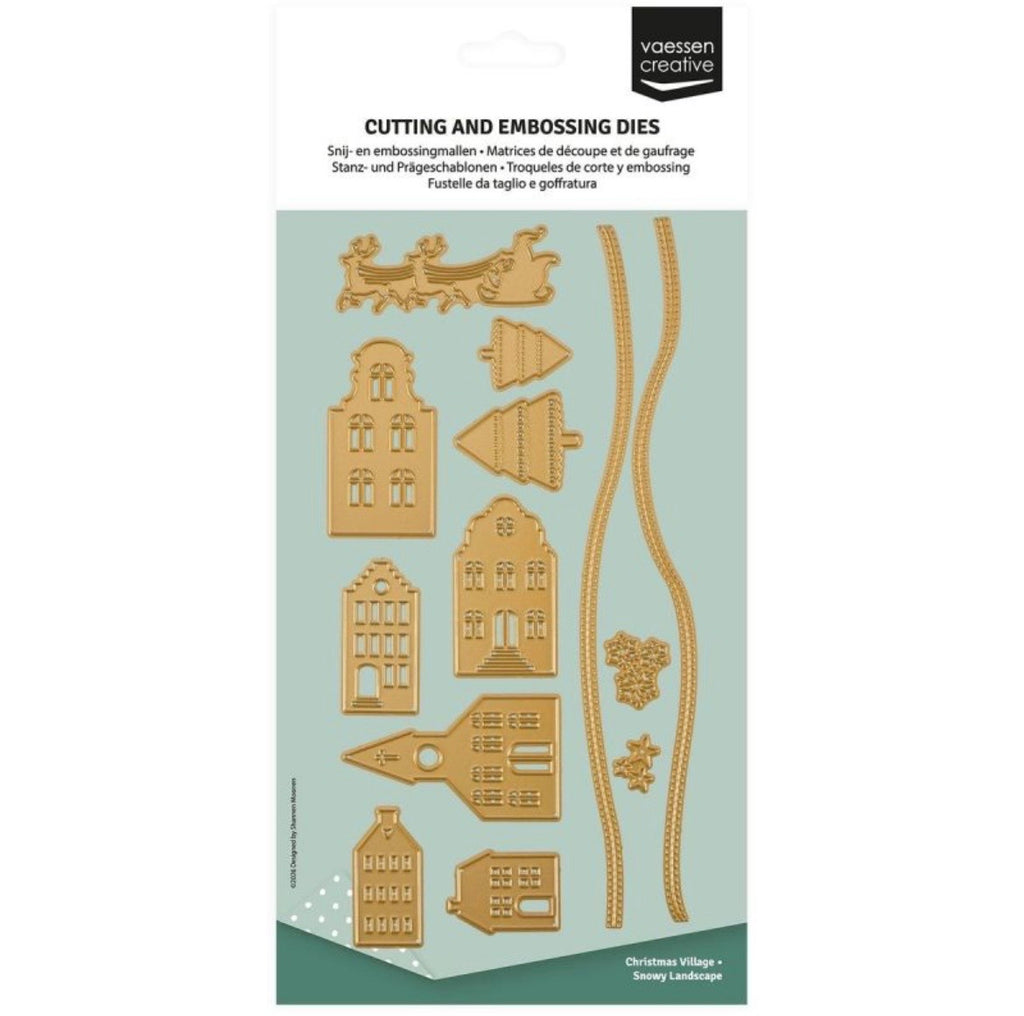 Vaessen Creative • Stanzen Slimline Schneelandschaft 12St.