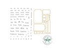 Bundle - Taglayering - Adventskalenderzahlen & Taglayering