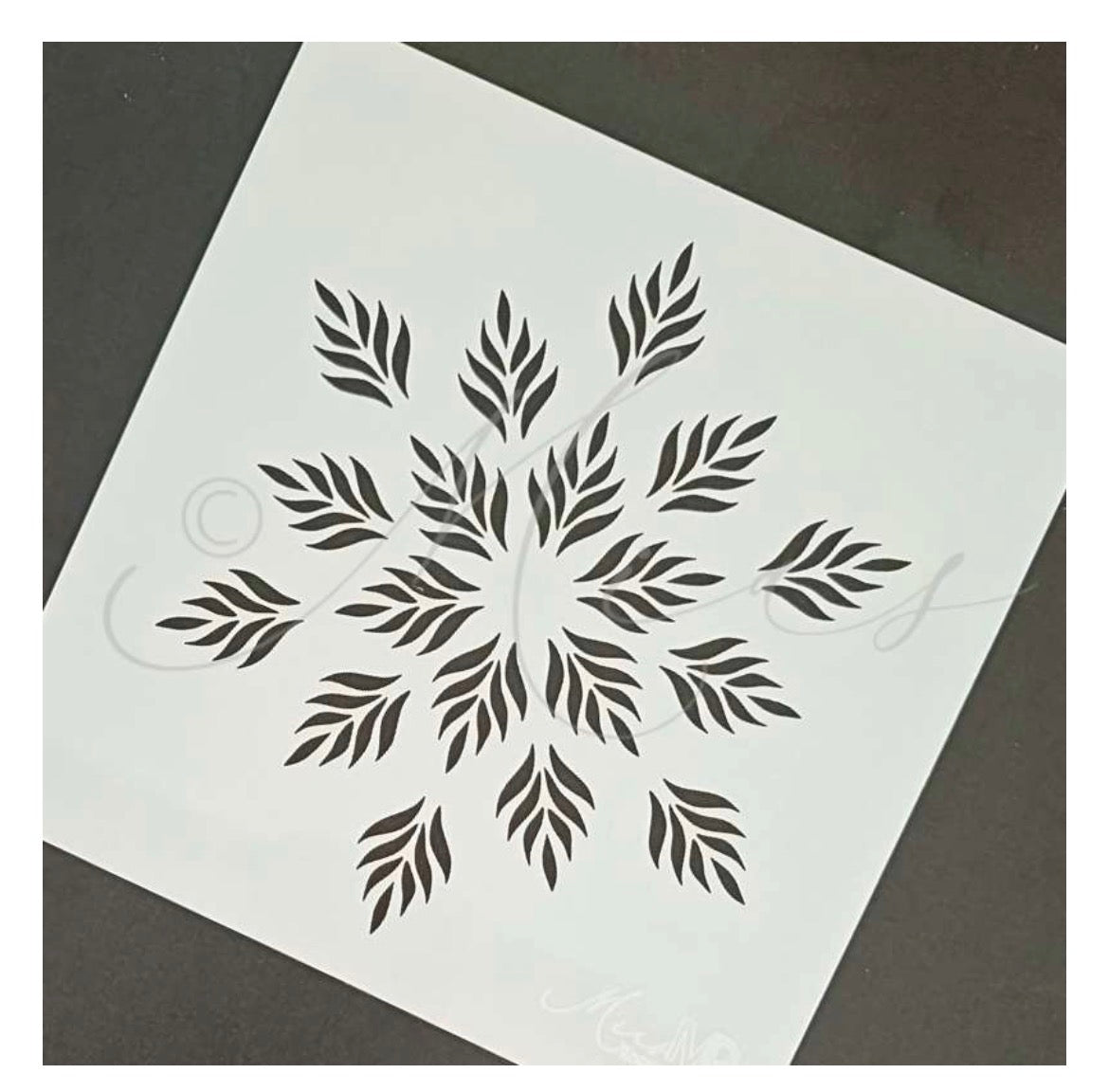 Stencil ‚Blätter Kaleidoskop