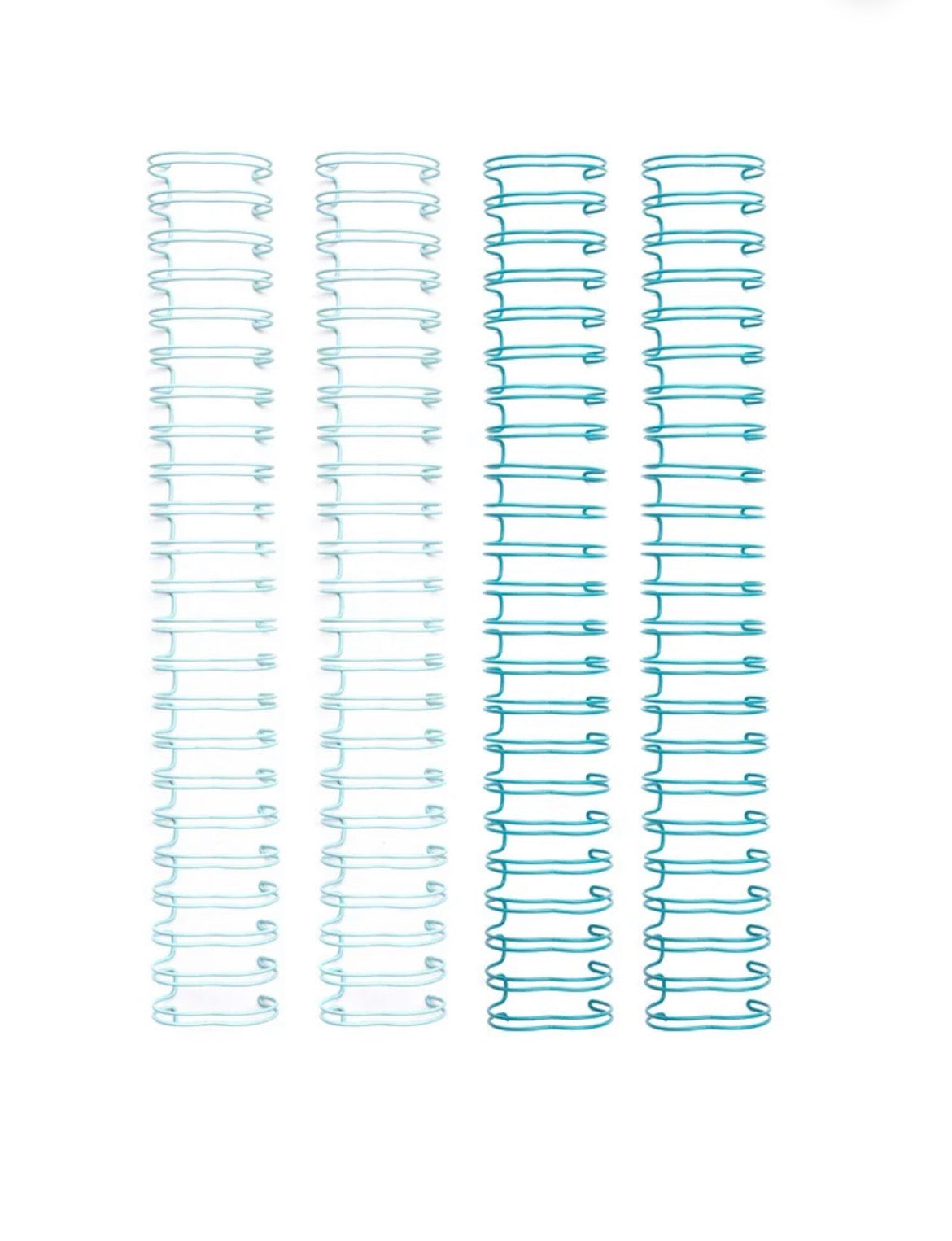 We R Makers • Cinch wires 1" 4pcs blue (2,5 cm)
