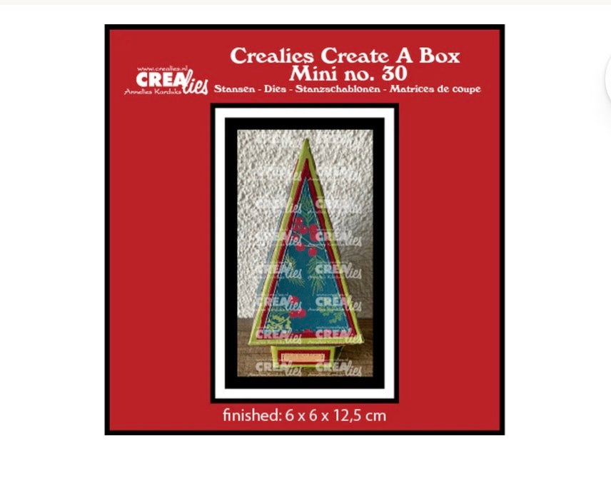 Crealies • Create A Box Mini Christmas Tree Box Mini