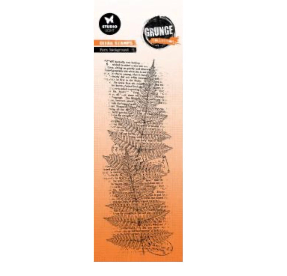 Studio Light - Stempel "Fern Background" Clear Stamps Grunge Collection