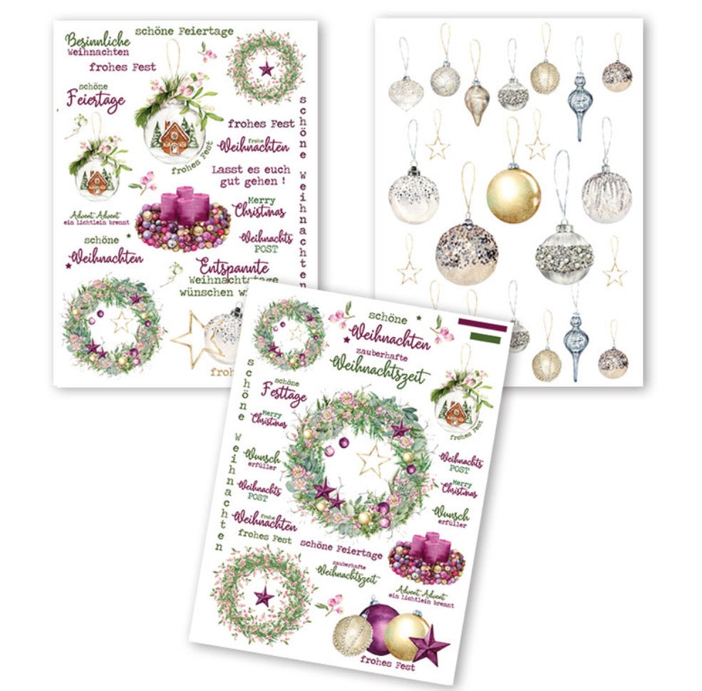 Rub ons – Berry Christmas
