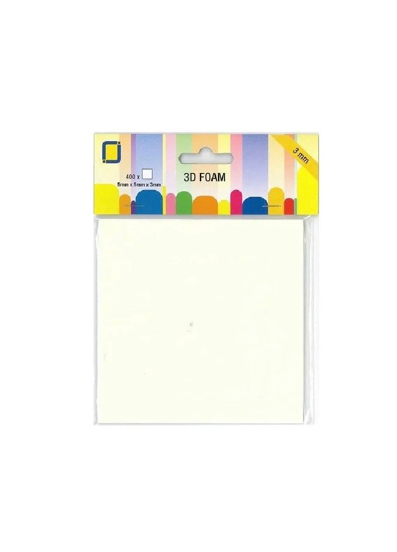 JEJE Produkt 3D Foam Squares 5x5x3mm - 3D Klebepads