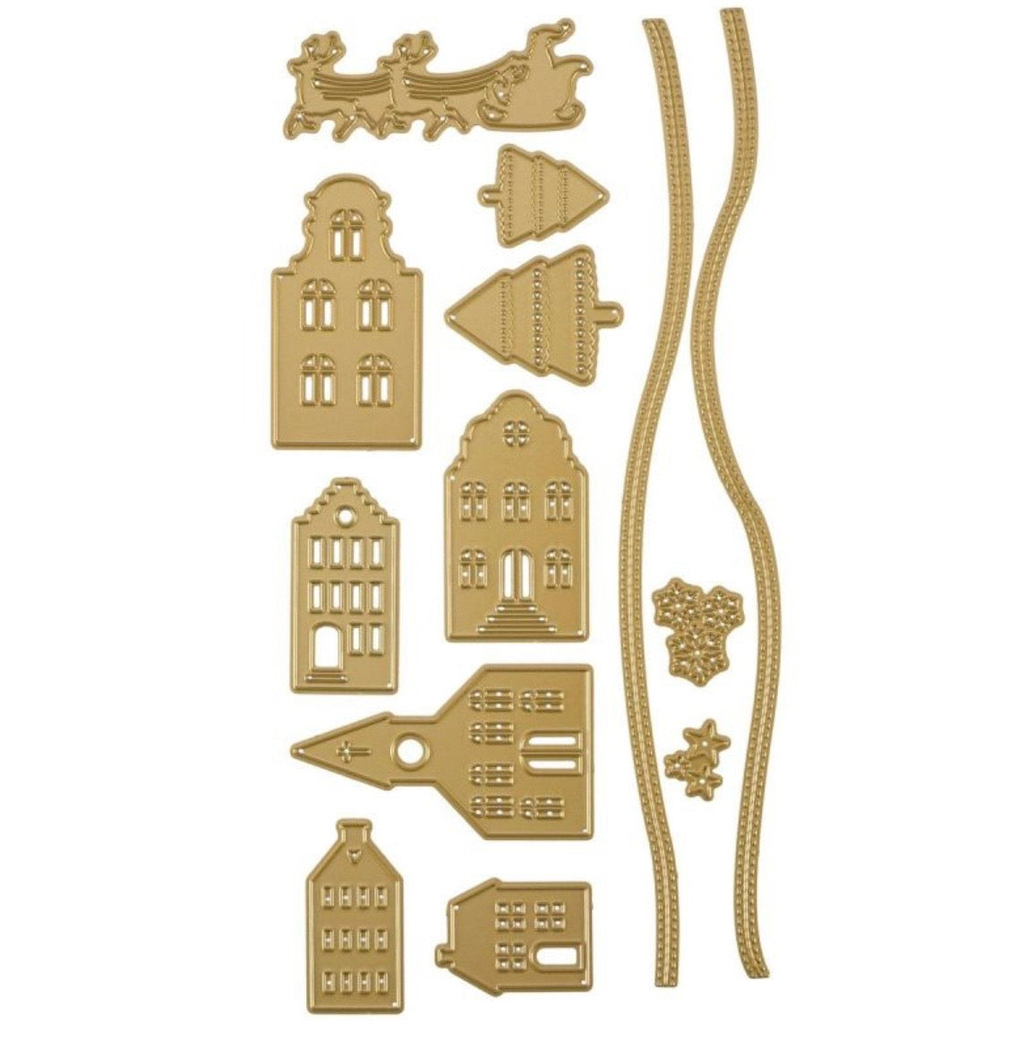 Vaessen Creative • Stanzen Slimline Schneelandschaft 12St.
