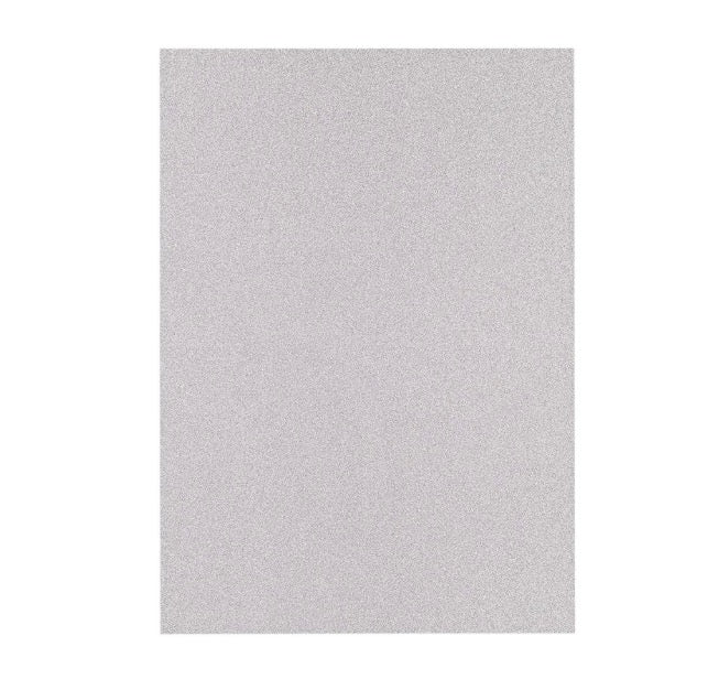 Tonkarton 250g A4 Glitzer Silber