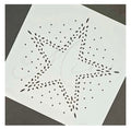 Stencil ‚Stern gemustert‘
