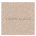Designpapier 'Schneeflocken auf Graubeige' 200g/m²