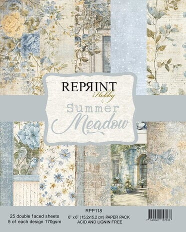 Reprint Summer Meadow 6x6 Inch Paper Pack