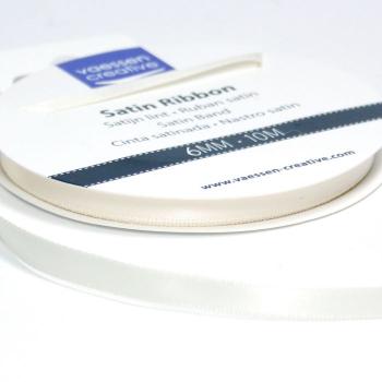 Satinband: Elfenbein - 6mm