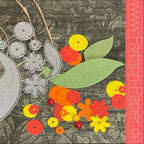 Zubehör -Set 102 `Kreise und Blätter`