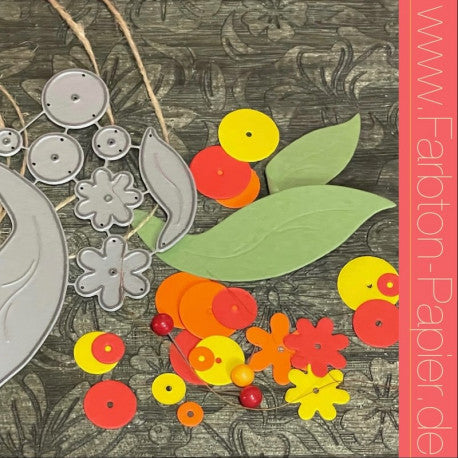 Zubehör -Set 102 `Kreise und Blätter`