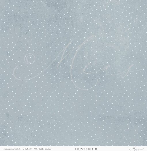 ALVA dunkles Graublau – Mustermix