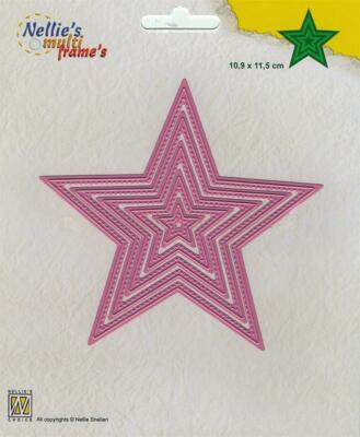 Stanze - Multi Frame Die - 5-point stars
