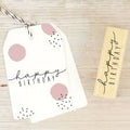 Stempel "Happy Birthday"