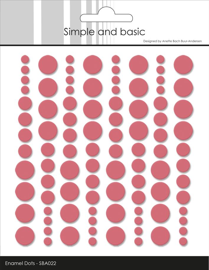 Enamel Dots - English Rose