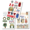 Rub ons French Christmas