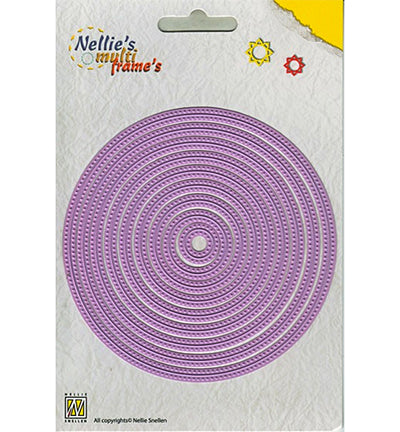 Stanze - Multi Frame Stanze Nr: 085, gepunktete Kreise