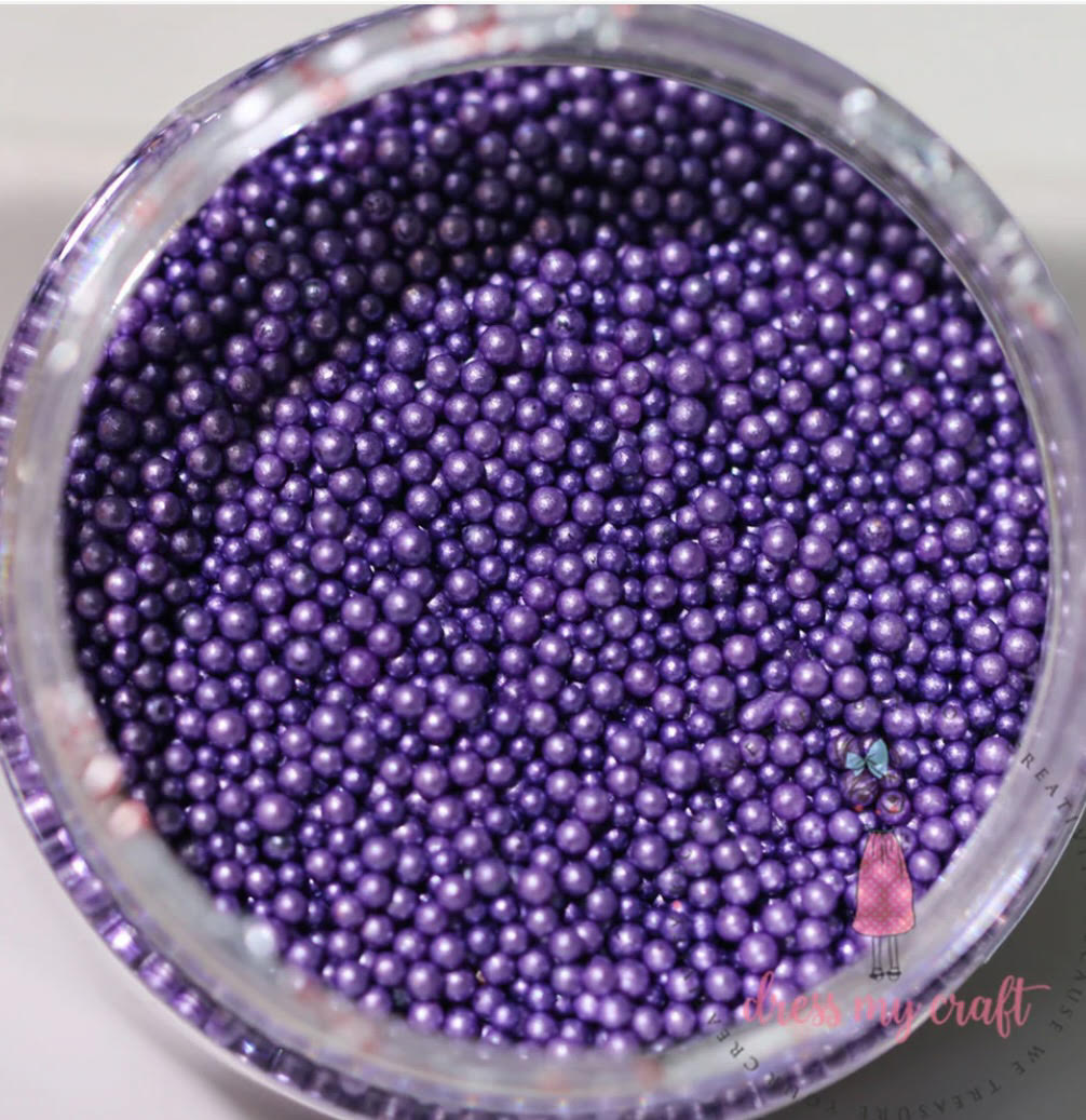 Blumen Perlen: Violett