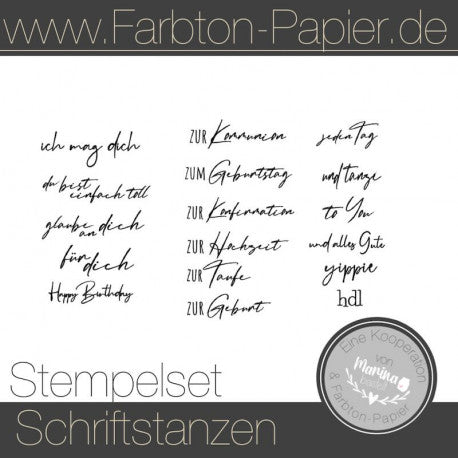 Stempel " Anhänger/Schriften" Nr: 85-1