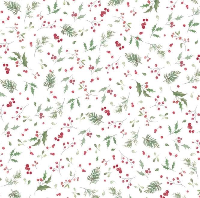 Designpapier - Weihnachtsbotanik