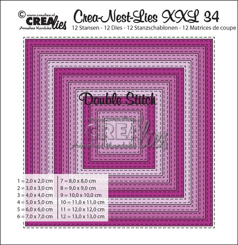Stanze - Squares double Stichts , XXl Nr: 34.