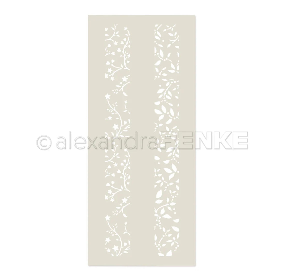 Stencil 'Musterstreifen - Ranken'