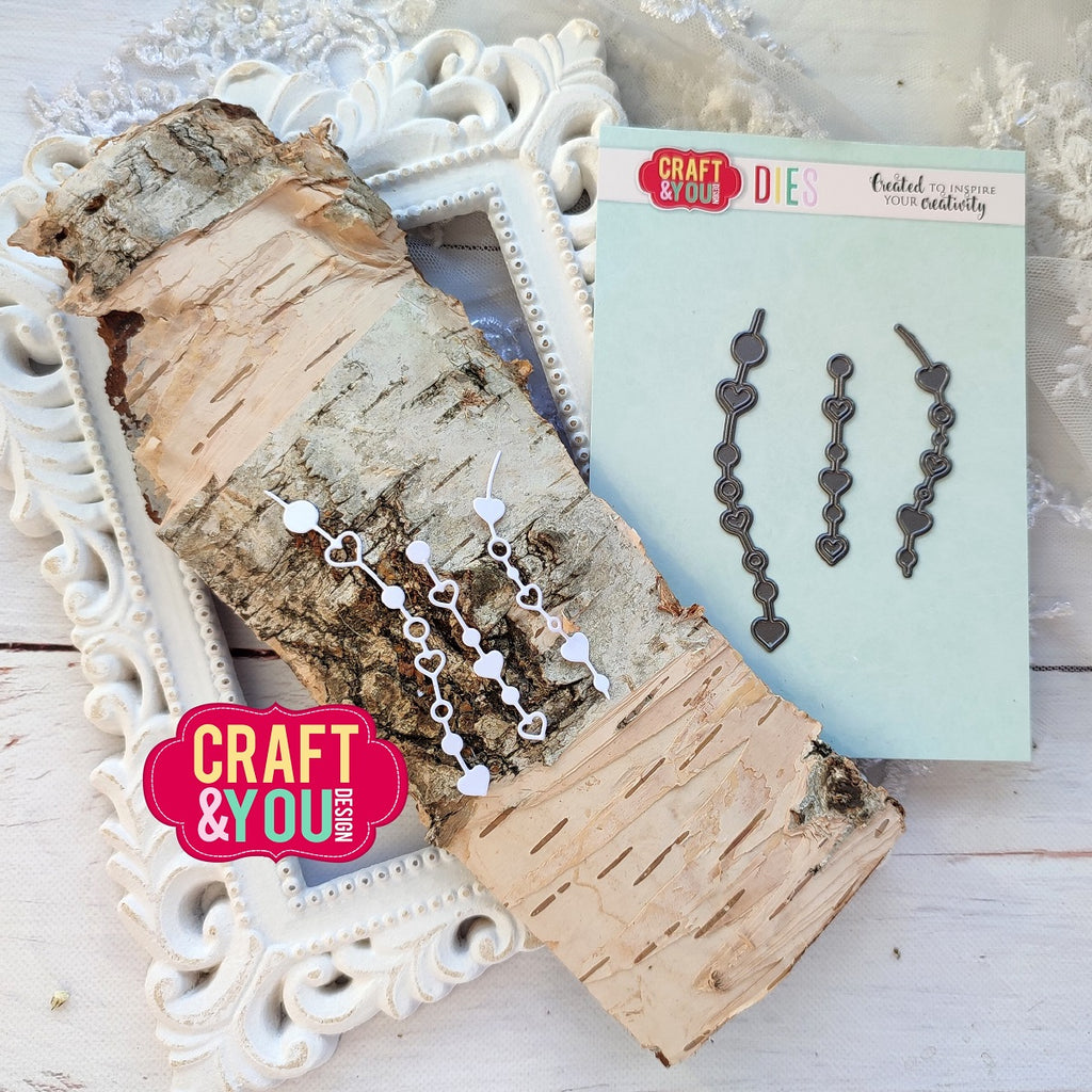 Dekorative hänge Streifen: Craft and you Design