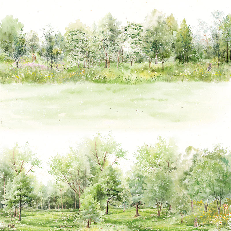 Aquarell – Frühlingswiese