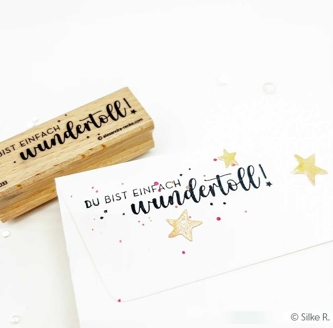 Holzstempel 'Einfach Wundertoll'