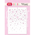 Stencil - Floating Hearts