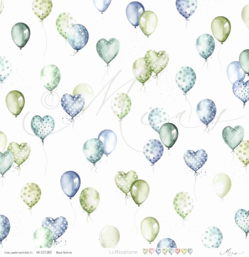Blaue Ballone – Luftballone