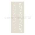 Stencil 'Musterstreifen - Schneefall'