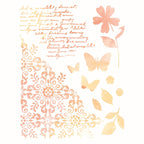Sizzix • A4 Stencil 1Stück Petal Play by 49 & Market