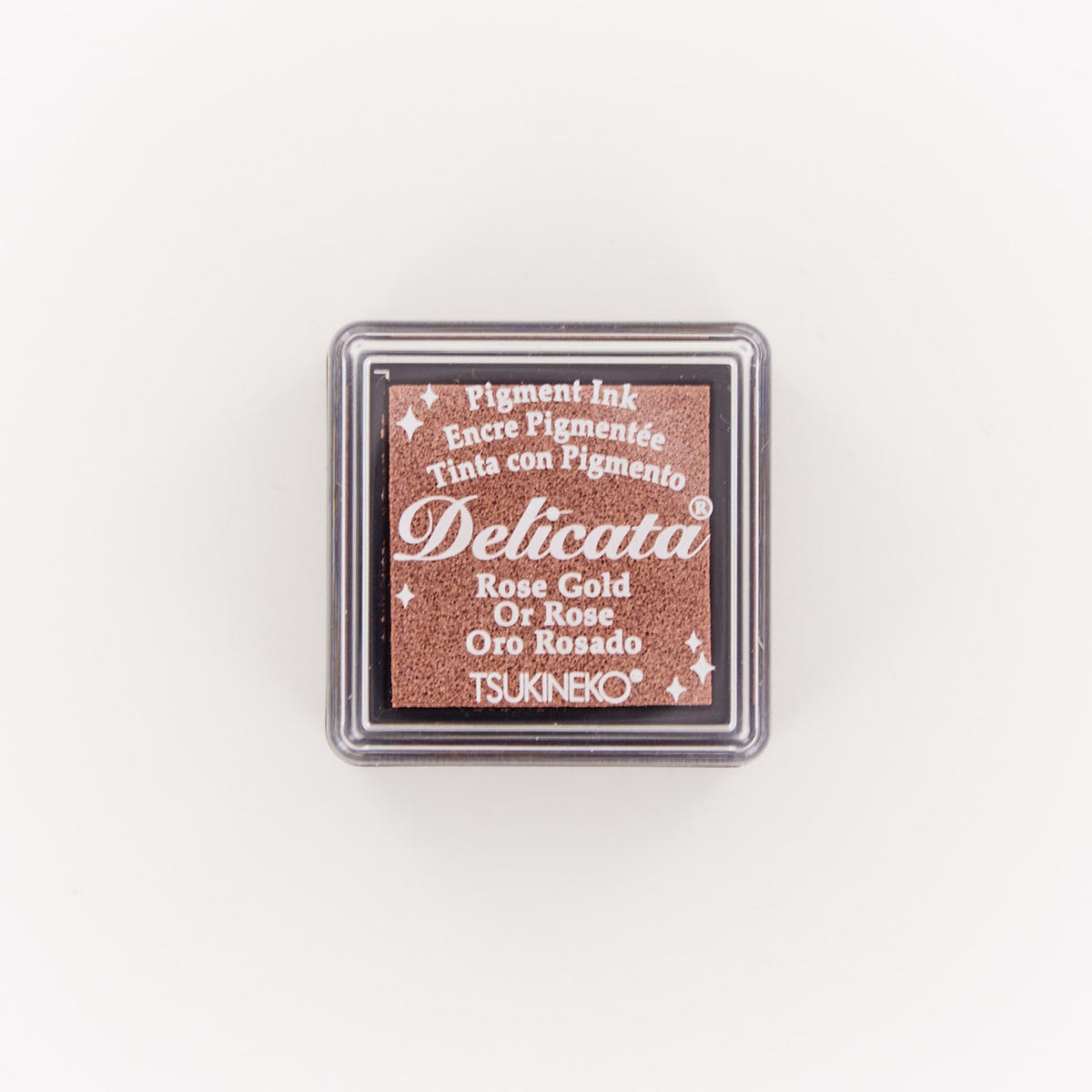 Tsukineko - Delicata Small Ink Pad "Rose Gold" Metallic Stempelkissen