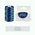 Nylongarn - Marineblau - Garnliebe
