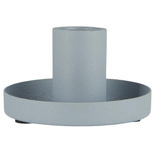 Kerzenhalter Metall in blau