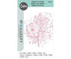 Floral Mix Cluster - 49 And Market und Sizzix