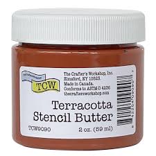 Strukturpaste Terracotta – Terracotta Stencil Butter