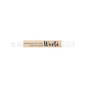 Holzstempel 'Keine Worte'