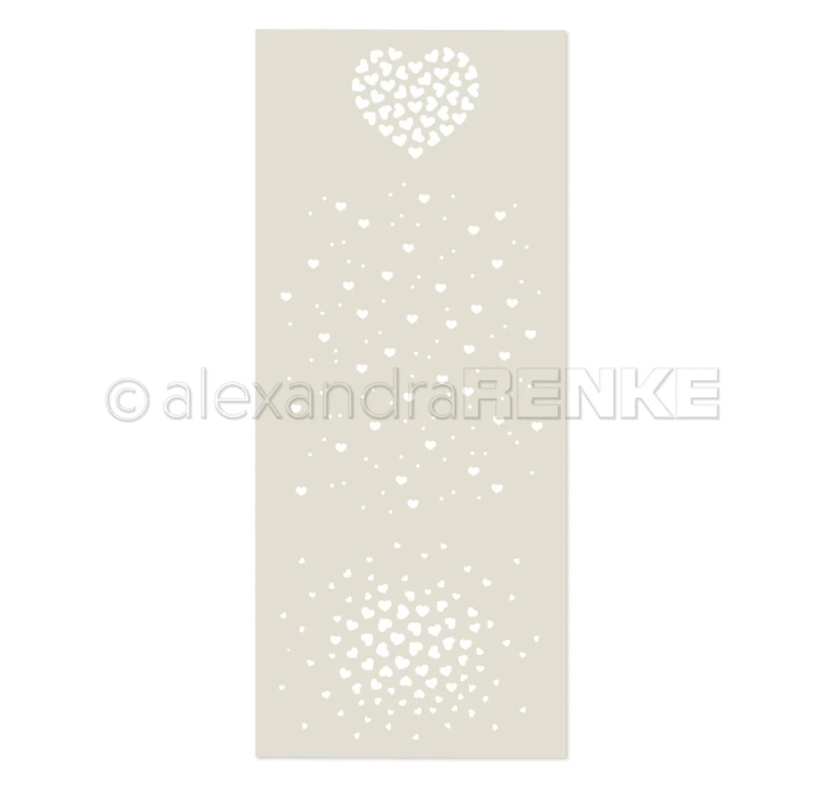 Stencil 'Formen aus Herzen'
