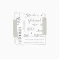 Klarsichtstempel „Glückwunsch“