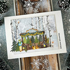 Stanzformen Christkindlmarkt-Weihnachtsbaumstand