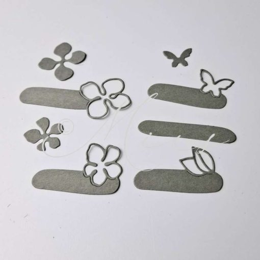 Stanzenset ‚Organische Etiketten Floral‘