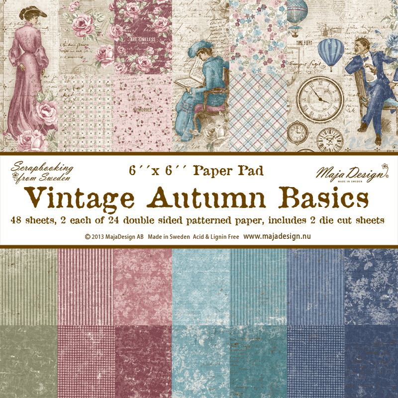 Vintage Autum Basics 6x6