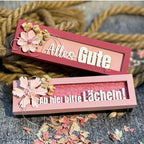 Kleine Rechteckige Box für Schriftstanzen