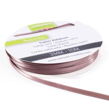 Satinband: Milchschokolade - 3mm